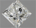 Natural Diamond 0.70 Carats, Princess with  Cut, J Color, VS1 Clarity and Certified by GIA