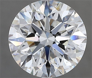 Picture of Natural Diamond 2.70 Carats, Round with Excellent Cut, H Color, SI1 Clarity and Certified by GIA