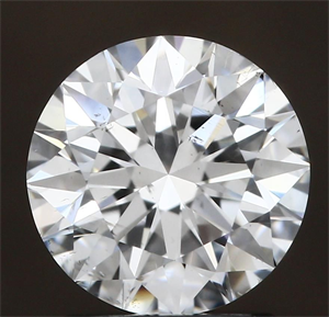 Foto Diamante Natural 1.56 quilates, Redondo , Color F, claridad SI1 y certificado GIA de