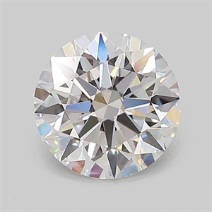 Picture of Lab Grown Diamond 1.04 Carats, Round with Ideal Cut, D Color, VS1 Clarity and Certified by IGI