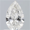 Natural Diamond 0.52 Carats, Pear with  Cut, E Color, SI1 Clarity and Certified by GIA