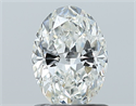 Natural Diamond 1.01 Carats, Oval with  Cut, G Color, SI1 Clarity and Certified by GIA