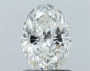 Picture of Natural Diamond 1.01 Carats, Oval with  Cut, G Color, SI1 Clarity and Certified by GIA