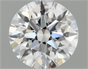 Lab Grown Diamond 1.08 Carats, Round with Excellent Cut, D Color, VS2 Clarity and Certified by IGI