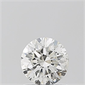 Natural Diamond 0.70 Carats, Round with Excellent Cut, I Color, I1 Clarity and Certified by IGI
