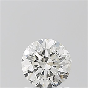 Picture of Natural Diamond 0.70 Carats, Round with Excellent Cut, I Color, I1 Clarity and Certified by IGI