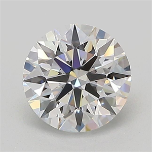 Picture of Lab Grown Diamond 1.06 Carats, Round with Ideal Cut, D Color, VVS2 Clarity and Certified by IGI