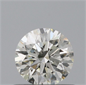 Diamante Natural 0.53 quilates, Redondo , Color I, claridad IF y certificado IGI