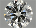 Natural Diamond 0.41 Carats, Round with Excellent Cut, K Color, VS1 Clarity and Certified by IGI
