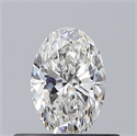 Diamante Natural 0.40 quilates, Ovalado , Color F, claridad VVS2 y certificado GIA