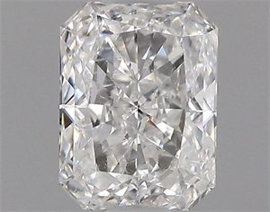 Picture of Natural Diamond 0.51 Carats, Radiant with  Cut, E Color, SI2 Clarity and Certified by GIA