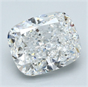 Diamante Natural 2.01 quilates, Del cojín , Color F, claridad VS1 y certificado GIA