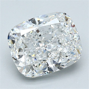 Foto Diamante Natural 2.01 quilates, Del cojín , Color F, claridad VS1 y certificado GIA de