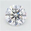Lab Grown Diamond 4.35 Carats, Round with Ideal Cut, F Color, VVS2 Clarity and Certified by IGI