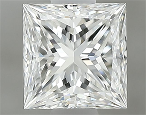 Foto Diamante Natural 0.60 quilates, Princesa , Color F, claridad VVS1 y certificado GIA de