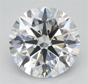 Picture of Lab Grown Diamond 3.59 Carats, Round with Ideal Cut, E Color, IF Clarity and Certified by IGI