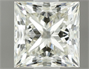 Diamante Natural 0.70 quilates, Princesa , Color L, claridad IF y certificado GIA