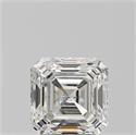 Diamante Natural 1.71 quilates, Asscher , Color H, claridad SI1 y certificado GIA