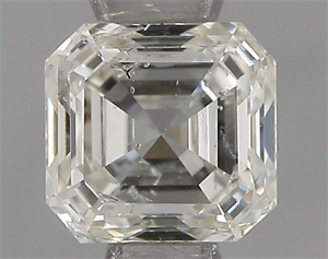 Foto Diamante Natural 0.50 quilates, Asscher , Color H, claridad SI2 y certificado IGI de