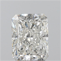 Natural Diamond 1.50 Carats, Radiant with  Cut, H Color, I1 Clarity and Certified by GIA