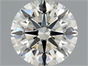 Natural Diamond 0.90 Carats, Round with Excellent Cut, J Color, VS1 Clarity and Certified by GIA