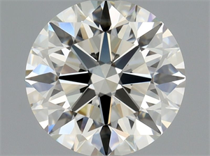 Picture of Natural Diamond 0.90 Carats, Round with Excellent Cut, J Color, VS1 Clarity and Certified by GIA