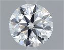 Natural Diamond 0.76 Carats, Round with Excellent Cut, E Color, VVS1 Clarity and Certified by GIA