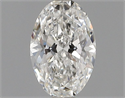 Natural Diamond 0.43 Carats, Oval with  Cut, G Color, VS2 Clarity and Certified by GIA