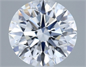 Lab Grown Diamond 1.04 Carats, Round with Ideal Cut, D Color, VVS1 Clarity and Certified by IGI