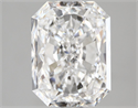Natural Diamond 2.51 Carats, Radiant with  Cut, D Color, SI1 Clarity and Certified by GIA
