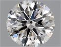 Diamante Natural 0.90 quilates, Redondo , Color H, claridad SI2 y certificado GIA