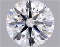 Lab Grown Diamond 1.05 Carats, Round with Ideal Cut, D Color, VVS2 Clarity and Certified by IGI