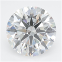 Lab Grown Diamond 3.03 Carats, Round with Excellent Cut, D Color, VVS2 Clarity and Certified by GIA