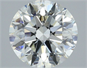 Natural Diamond 3.01 Carats, Round with Excellent Cut, I Color, VS2 Clarity and Certified by GIA