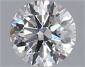 Natural Diamond 0.71 Carats, Round with Excellent Cut, H Color, SI2 Clarity and Certified by GIA
