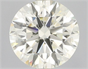 Natural Diamond 0.81 Carats, Round with Excellent Cut, N Color, VVS1 Clarity and Certified by GIA