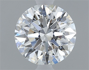 Foto Diamante Natural 0.50 quilates, Redondo , Color F, claridad SI1 y certificado GIA de