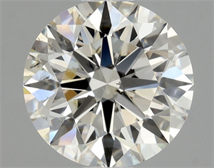Picture of Natural Diamond 1.12 Carats, Round with Excellent Cut, J Color, SI1 Clarity and Certified by GIA