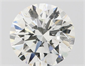 Natural Diamond 0.70 Carats, Round with Excellent Cut, F Color, SI1 Clarity and Certified by IGI
