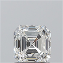 Natural Diamond 1.00 Carats, Asscher with  Cut, G Color, VVS1 Clarity and Certified by GIA