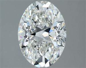 Picture of Natural Diamond 1.40 Carats, Oval with  Cut, H Color, SI1 Clarity and Certified by GIA