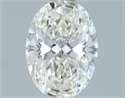 Natural Diamond 1.03 Carats, Oval with  Cut, I Color, VVS2 Clarity and Certified by IGI