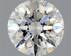 Picture of Natural Diamond 1.11 Carats, Round with Excellent Cut, I Color, VS2 Clarity and Certified by GIA