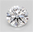 Lab Grown Diamond 1.03 Carats, Round with Ideal Cut, D Color, VVS2 Clarity and Certified by IGI