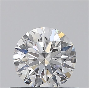 Picture of Natural Diamond 0.41 Carats, Round with Excellent Cut, D Color, SI2 Clarity and Certified by GIA
