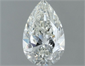 Natural Diamond 0.50 Carats, Pear with  Cut, H Color, VVS2 Clarity and Certified by IGI