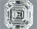Natural Diamond 1.03 Carats, Asscher with  Cut, I Color, VS1 Clarity and Certified by IGI