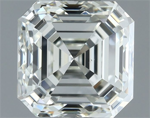 Picture of Natural Diamond 1.03 Carats, Asscher with  Cut, I Color, VS1 Clarity and Certified by IGI