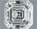Natural Diamond 1.03 Carats, Asscher with  Cut, I Color, VS1 Clarity and Certified by IGI