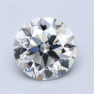 Foto Diamante Natural 1.44 quilates, Redondo , Color G, claridad IF y certificado GIA de